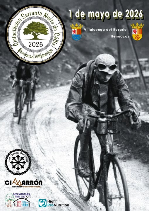 CICLOCÁSICA SERRANÍA NORTE DE CÁDIZ 2026: VILLALUENGA DEL ROSARIO-BENAOCAZ